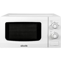 Abode 20 Litre 700W Manual Microwave with Defrost AMM2001-M in White
