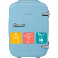 Abode 4L Mini Cooler for Makeup Storage, Drinks, Cosmetics in Blue