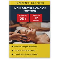 Activity Superstore Indulgent Spa Choice for Two Gift Experience