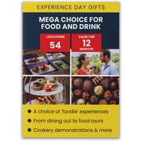 Activity Superstore Mega Choice for Food & Drink Gift Experience
