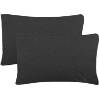 Jersey Melange Polycotton Easy Care Bed Linen Luxury Fitted Bedsheet or Pillowcase Standard Pillow Case