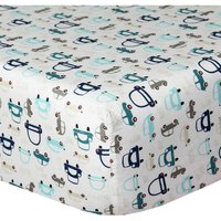 Soft & Breathable Nursery Cars Cotton Crib Sheet