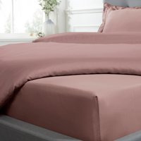 Luxurious 100% Cotton Sateen 40cm Extra Deep & Soft Fitted Sheet Super King Fitted