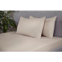 Brushed Cotton Bed Linen Luxury Fitted Bedsheet or Pillowcase Non Iron Standard Pillow Case
