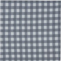 Premium Gingham Cotton Napkins Set 4 Pack