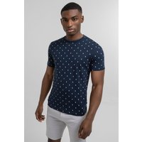 & Geometric Print T Shirt