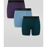 Steel & Jelly Men's 3 Pack Boxers | Size: Large