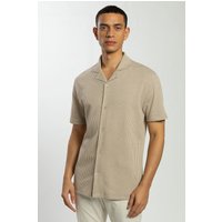 & Dotted Jacquard Short Sleeve Shirt