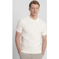 & Boucle Textured Short Sleeve Polo Shirt