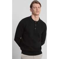 & Knitted Polo Shirt