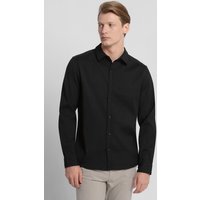 & Texture Long Sleeve Shirt