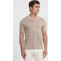 & Purley Geometric Resort Collar Short Sleeve Shirt