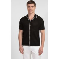 & Morden Honeycomb Knit Short Sleeve Shirt