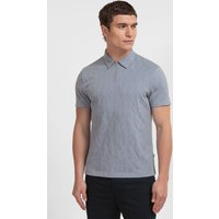 & Norwood Leaf Textured Polo Shirt