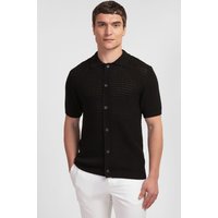 & Acton Chunky Knit Short Sleeve Shirt