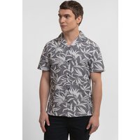 & Oval Leaf Jacquard Short Sleeve Shirt