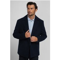 Steel & Jelly Men's Pennington - Double-Breasted Peacoat in Navy | Size: Small