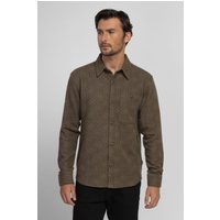 & Bunbury Geo Jacquard Long Sleeve Shirt