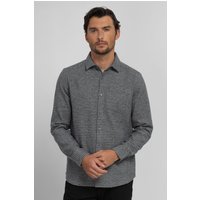 & Lymm Mini Check Brushed Cotton Long Sleeve Shirt