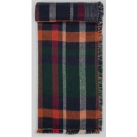 & Cowfold Reversible Oversized Check Scarf