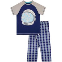 Harry Bear Boy's Space Explorer Pyjamas in Blue | Size: 10-11 Years