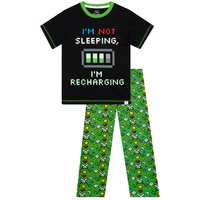 Harry Bear Boy's Im Not Sleeping Gaming Pyjamas in Green | Size: 9-10 Years