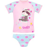 Harry Bear Girl's Life Is Sweet Sloth Swim Set in Pink | Size: 8-9 Years