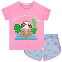 Watermelon Sloth Short Pyjamas