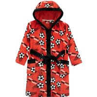 Harry Bear Boy's Long Sleeve Football Dressing Gown in Red | Size: 6-7 Years