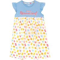 Harry Bear Girl's Feeling Mermazing Glitter Dress in Blue | Size: 7-8 Years