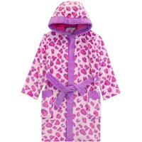 Long Sleeve Animal Print Dressing Gown