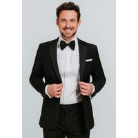 100% Wool Notch Lapel Tuxedo Jacket 46S