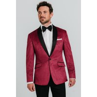 Paisley Velvet Tuxedo Jacket 50R