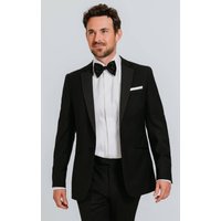 Satin Notch Lapel 100% Wool 2 Piece Tuxedo 44R