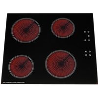 SIA 60cm 4 Zone Touch Control Electric Ceramic Hob - CERH60BL in Black