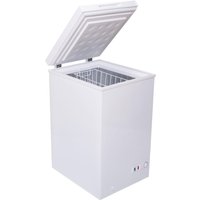 SIA 48cm Freestanding Slimline Compact White Chest Freezer CHF100W
