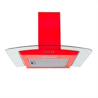 60cm Curved Glass Chimney Cooker Hood Extractor Fan CGH60RD