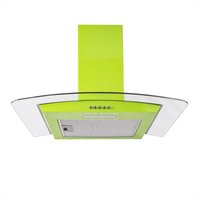 60cm Curved Glass Chimney Cooker Hood Extractor Fan CGH60GN