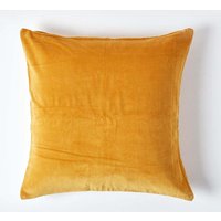 Velvet Cushion Cover 100% Cotton Soft & Machine Washable cm x 60 cm