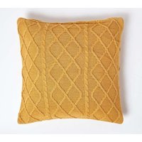 Diamond Cable Knit Cushion Cover cm x 45 cm