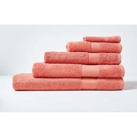 500 GSM Turkish Cotton Towel Soft Absorbent & Quick Drying Burnt