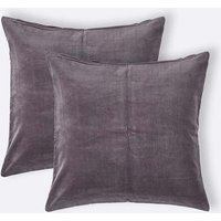 Set 2 Velvet Cushion Covers cm x 40 cm
