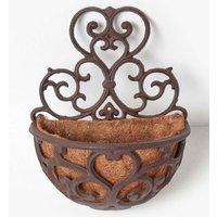 Cast Iron Hayrack Wall Mounted Hanging Basket