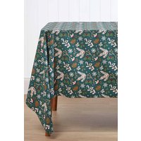 Festive Forest Cotton Christmas Tablecloth 178cm x 305cm cm x 305 cm