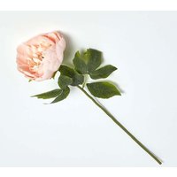 Homescapes Pale Pink Peony Single Stem 56 cm