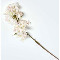 Homescapes Pink Artificial Cherry Blossom Flower Single Stem 78 cm