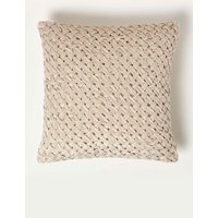 Sofia Pleated Velvet Cushion cm x 45 cm