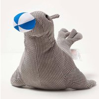 Homescapes Grey Seal Doorstop Soft, Weighted & Decorative Animal Design
