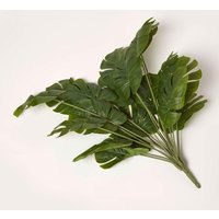 Homescapes Green Monstera Leaf Single Stem 68cm