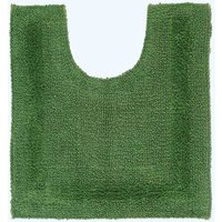 Homescapes Luxury Pedestal Mat Reversible 1600GSM 100% Cotton, 50 x 55cm Bath Mat in Light Green | Size: 50 x 55 cm